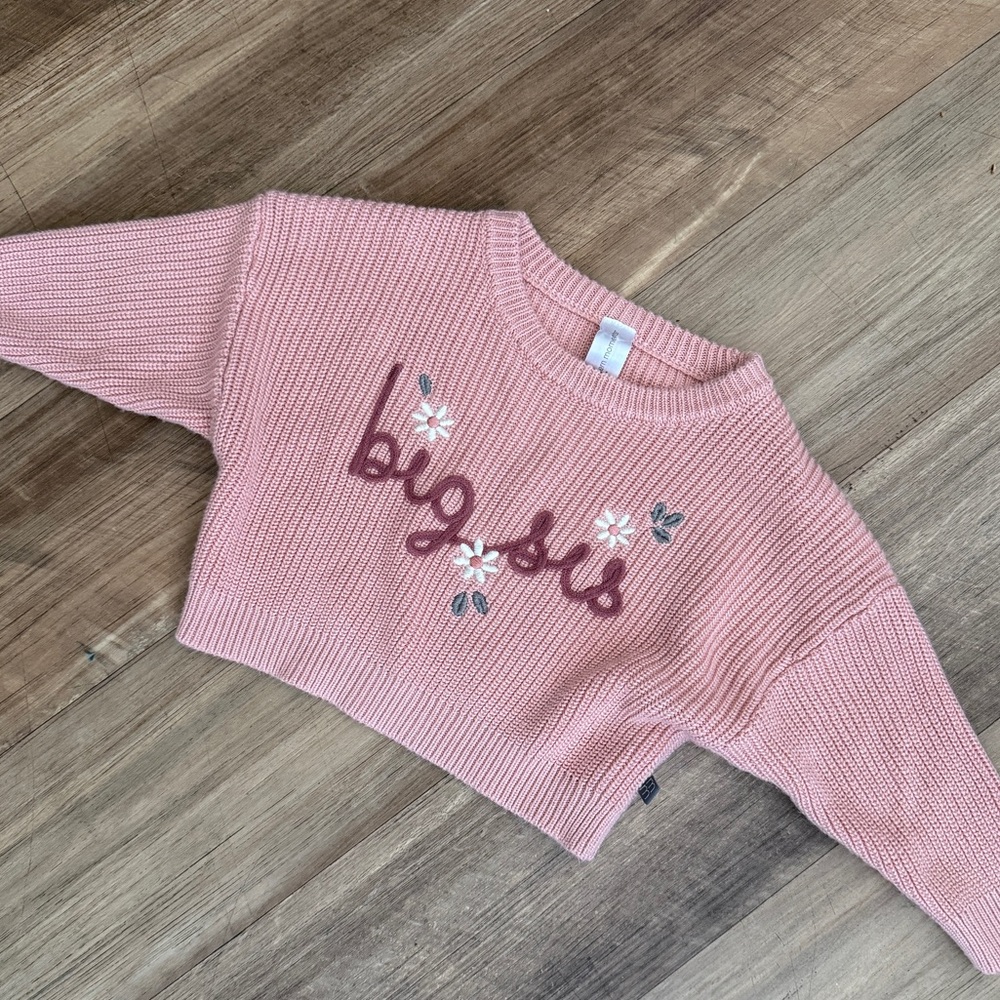 Modern Moments Big Sis Sweater